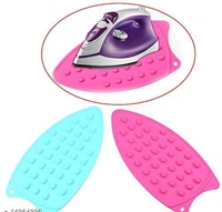 2 Pcs Silicone Iron Mat Pad | High Heat Resistant Iron Insulation Pad, 27x14 cm - 27x 14 cm, Pack of 2 Pieces